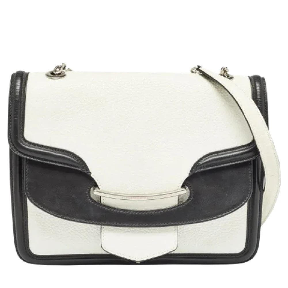 Alexander McQueen Pre-owned Leather shoulder-bags White Dames