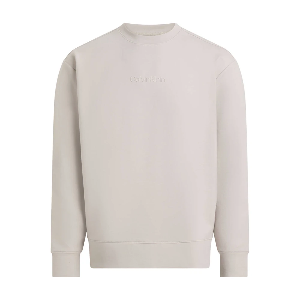 Calvin Klein Tech Interlock Sweatshirt Gray Heren