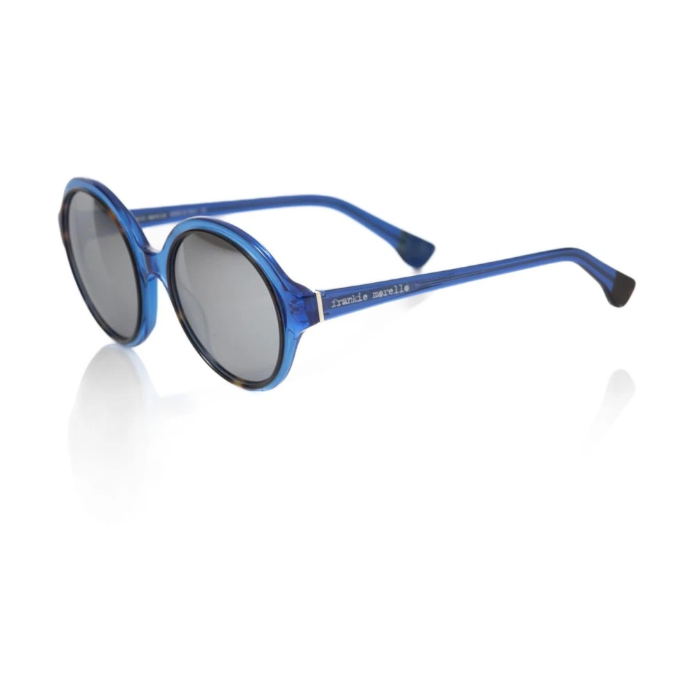 Elegant Blå Runde Solbriller
