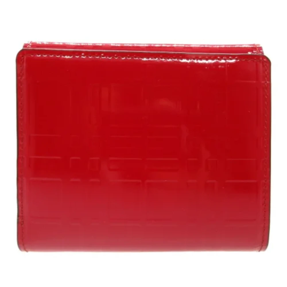 Burberry Vintage Pre-owned Leather wallets Red Dames