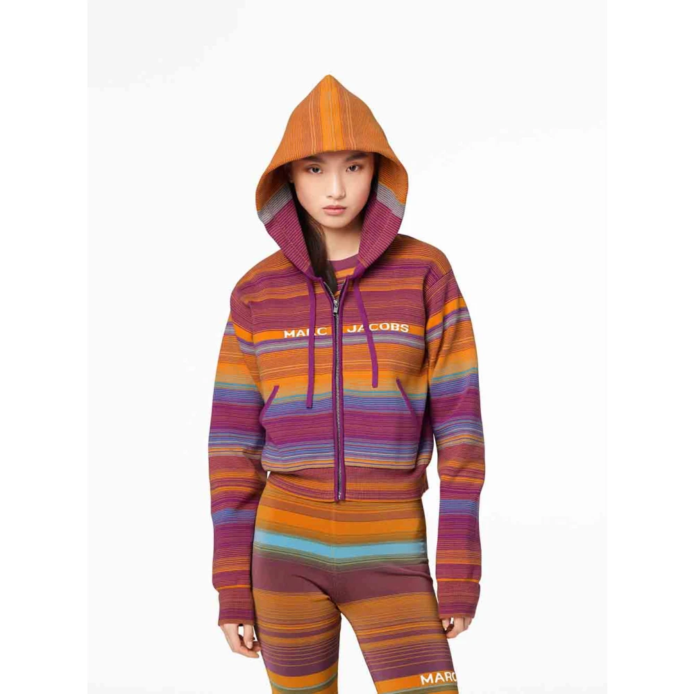 Marc Jacobs Multicolor Zip Hoodie Sweater Multicolor Dames
