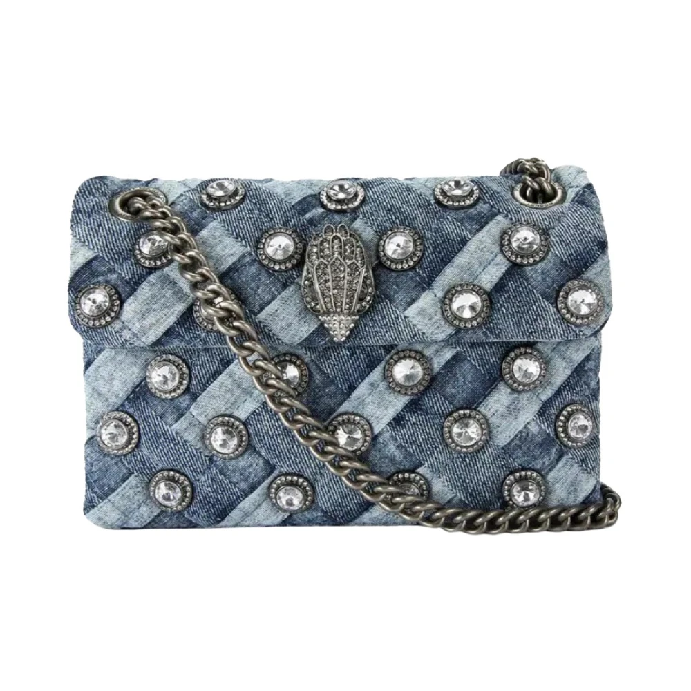 Kurt Geiger Kristal Mini Handtassen Blue Dames
