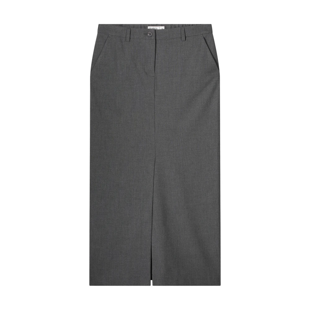 Summum Woman Stretch Viscose Blend Rok Gray Dames