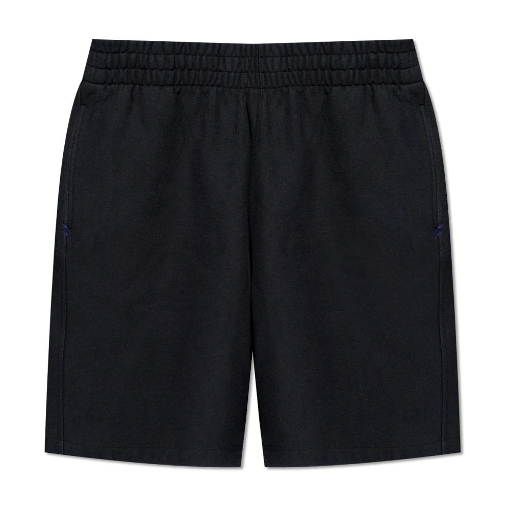 Burberry EKD Sweatshorts van fleece-back katoenen jersey Black Heren