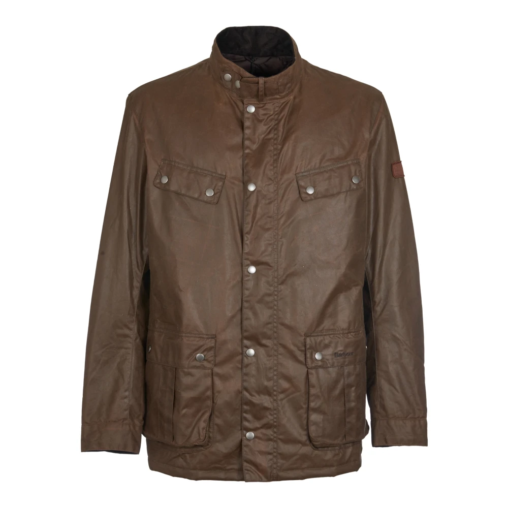 Barbour Duke Wax Jacket Brown, Herr