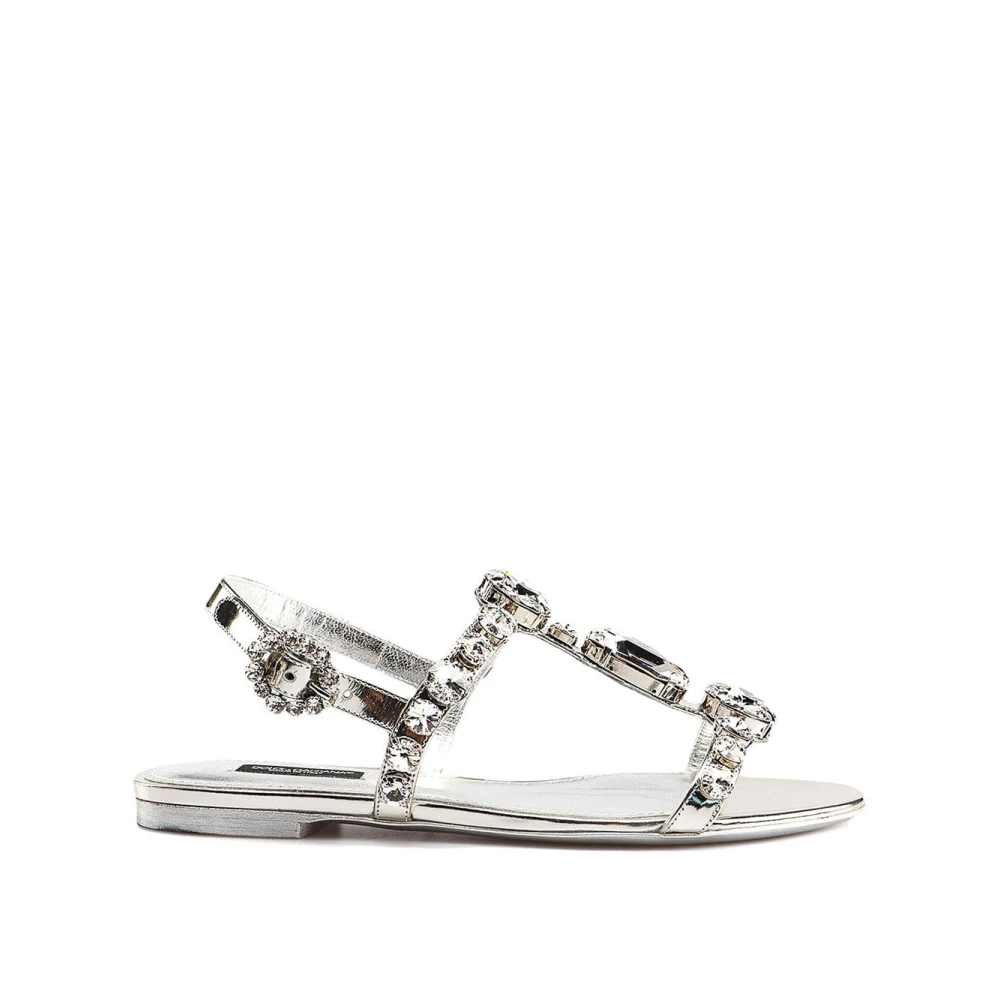 Dolce & Gabbana Women's Gray Stylish Summer Sandals
