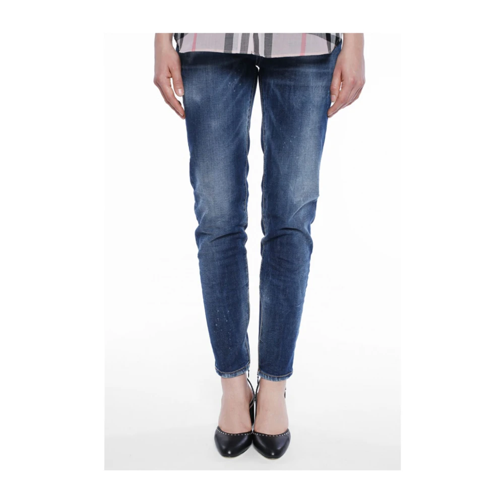 Dsquared2 Skinny Twiggy Jeans Blue Dames