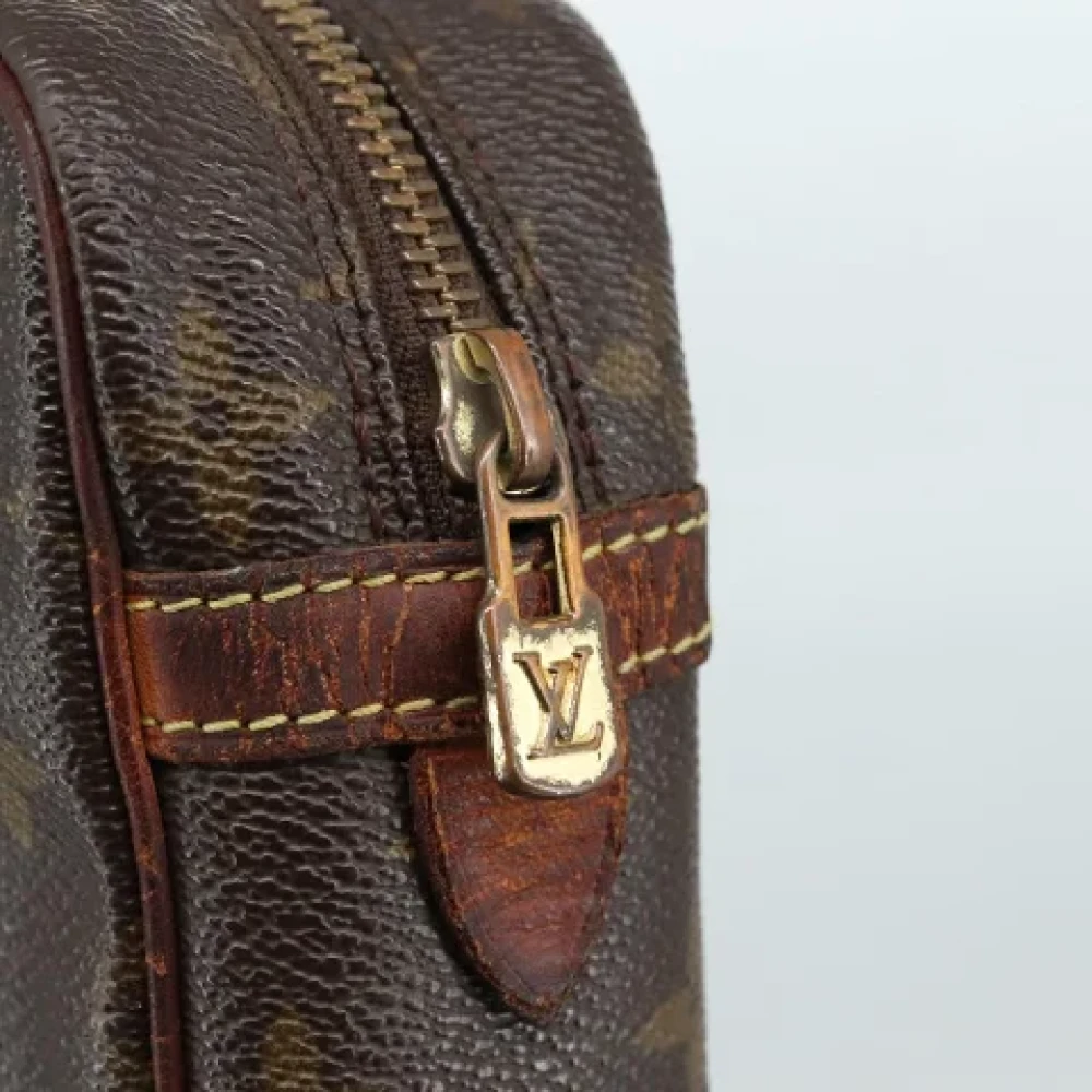 Louis Vuitton Vintage Pre-owned Canvas clutches Brown Dames