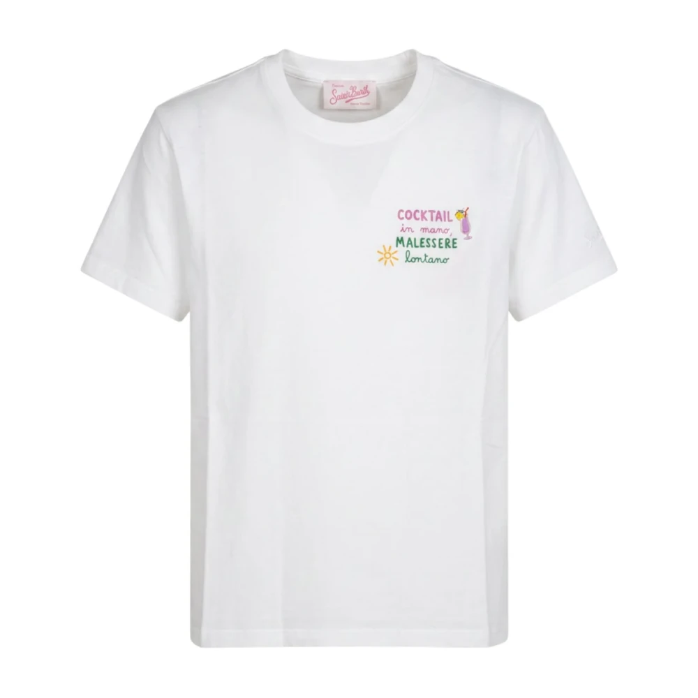 Mc2 Saint Barth White T-Shirts, Female, M, Emilie T-Shirt