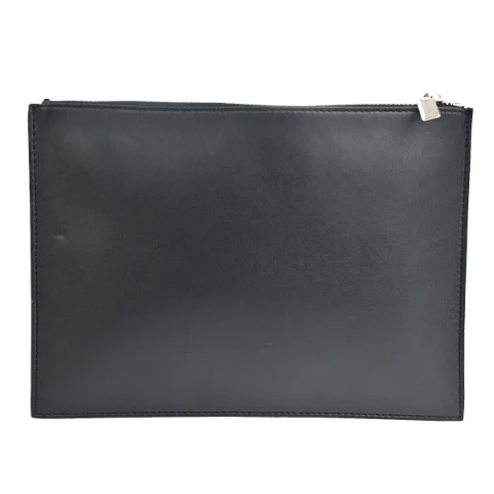 Stella McCartney Pre-owned Leather clutches Black Dames