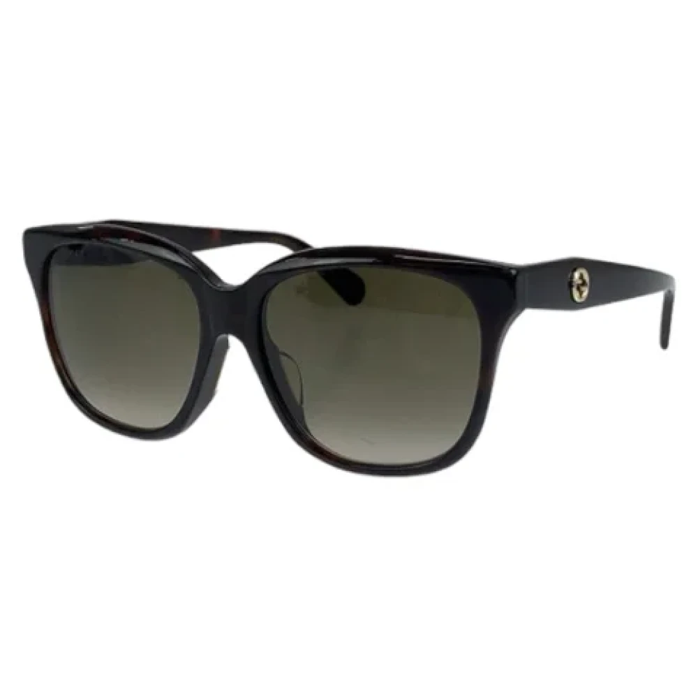 Gucci Vintage Pre-owned Plastic sunglasses Brown Dames