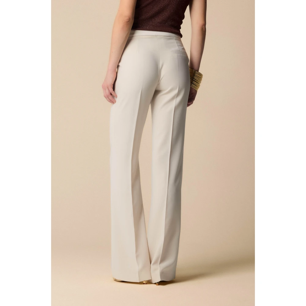 Kocca Stijlvolle Wijde Broek White Dames