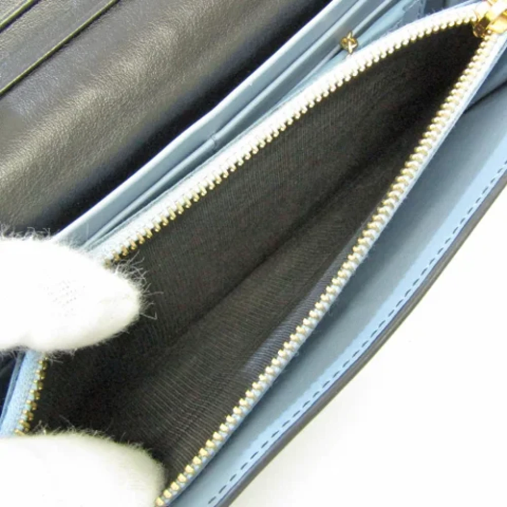 Prada Vintage Pre-owned Leather wallets Black Dames
