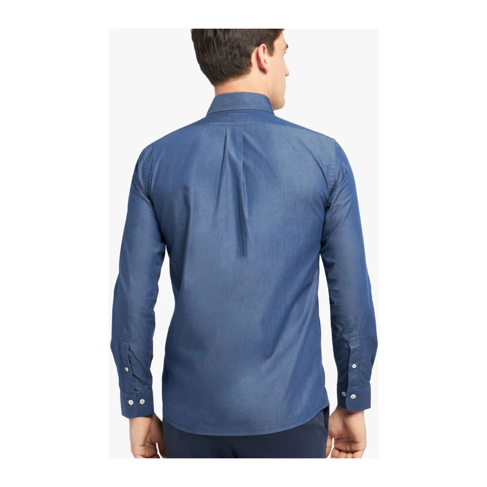 Brooks Brothers Slim Fit Denim Twill Button Down Overhemd Blue Heren