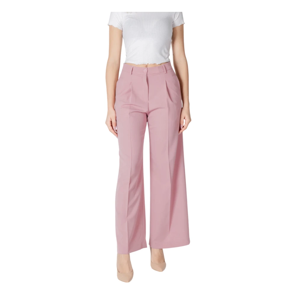 Liu Jo Elegante Palazzo Broek voor Vrouwen Pink Dames