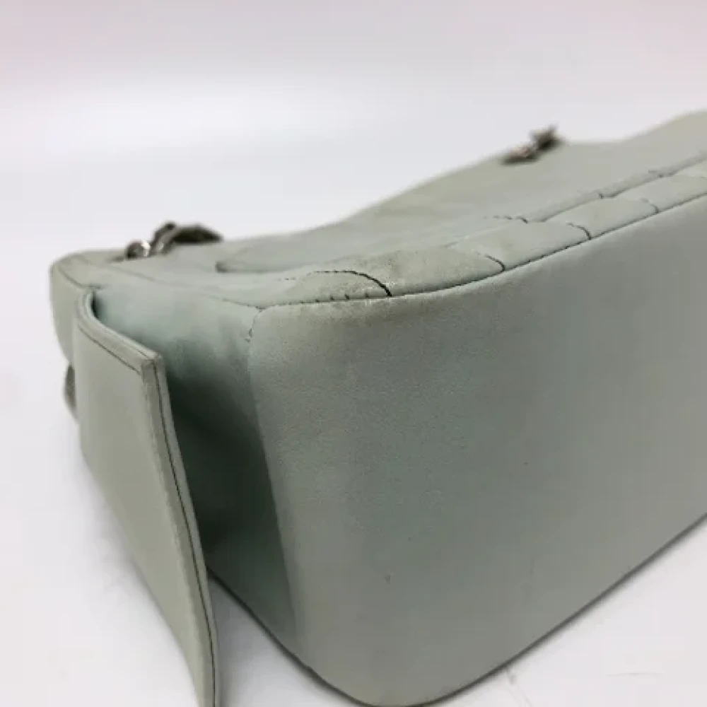 Chanel Vintage Pre-owned Leather chanel-bags Green Dames