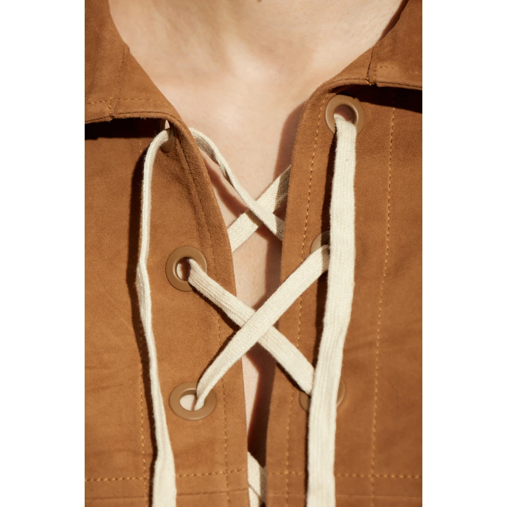 Munthe Suede top 'Finaz' Brown Dames