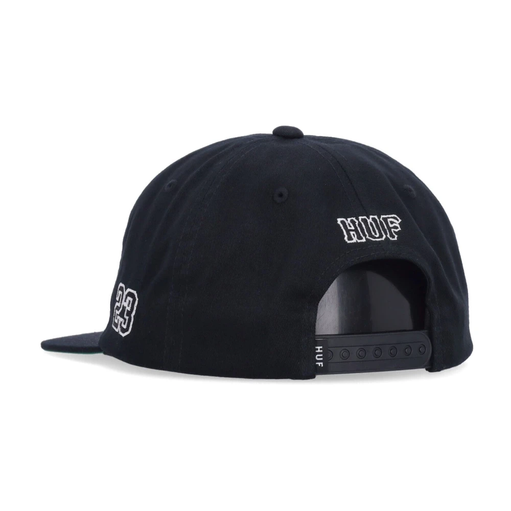 HUF Platte klep pet zwart katoen Black Heren