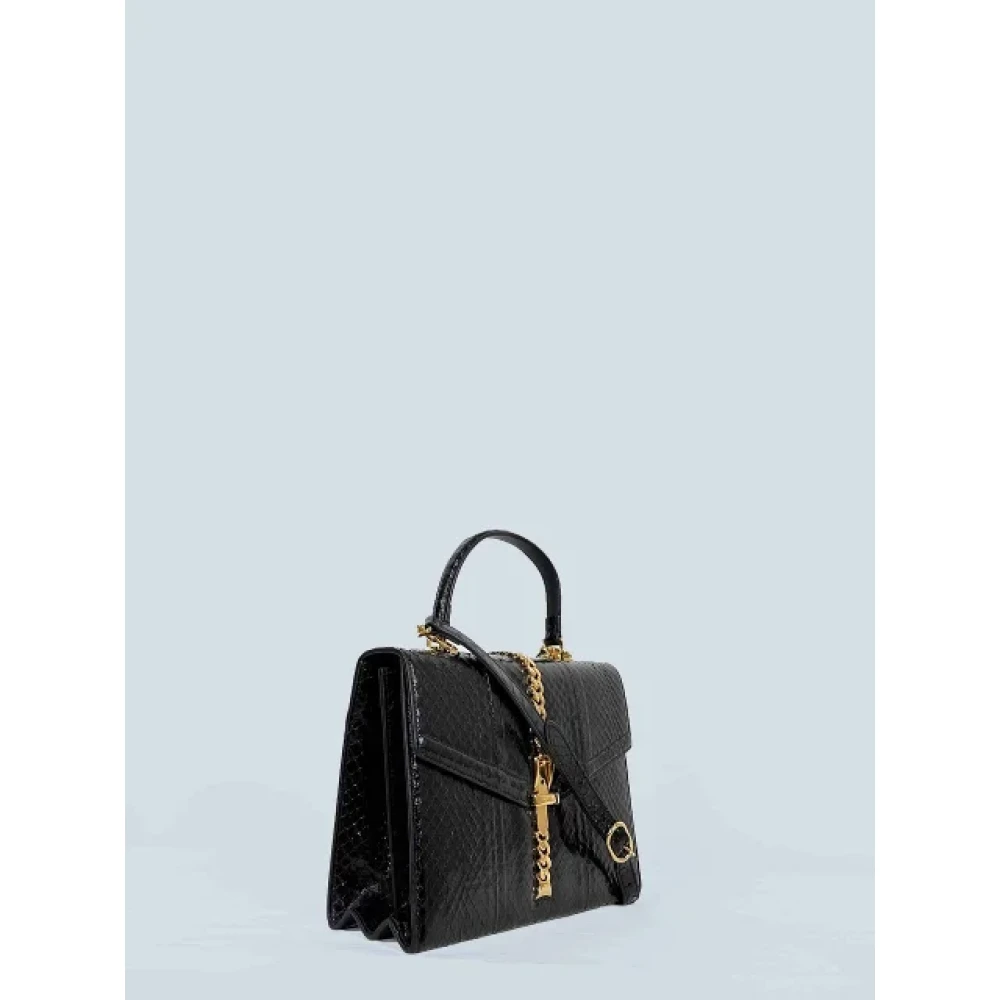 Gucci Vintage Pre-owned Fabric gucci-bags Black Dames