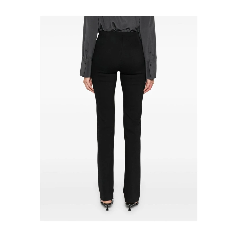 Alysi Zwarte Slim Stretch Broek Black Dames