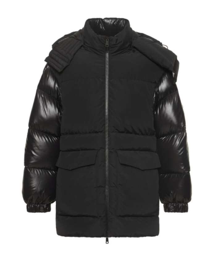 doudoune-noire-legere-nylon