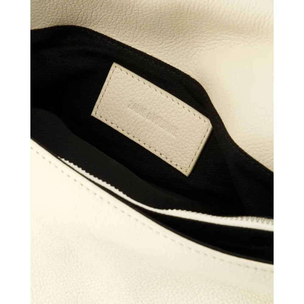Zadig & Voltaire Leather shoulder-bags Beige Dames