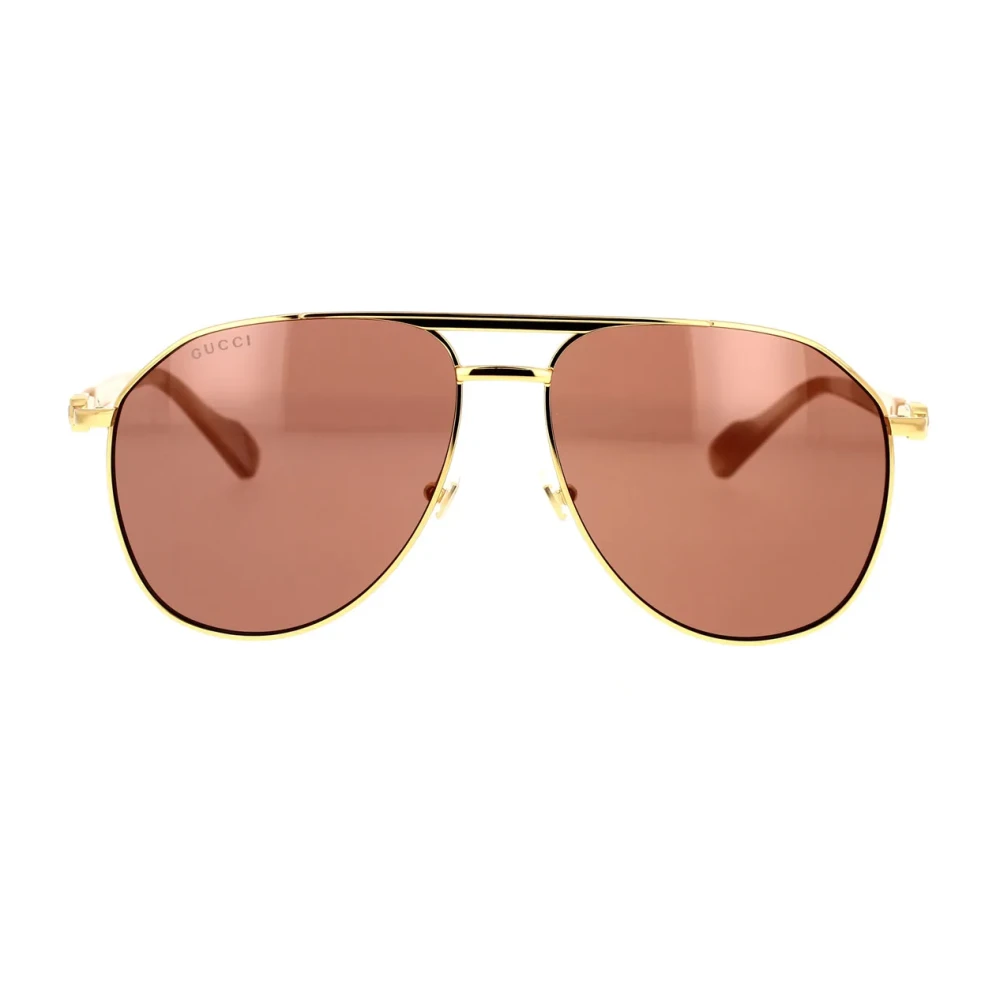 Gucci Unisex Yellow Sunglasses, 59 Mm, Pilot Sunglasses