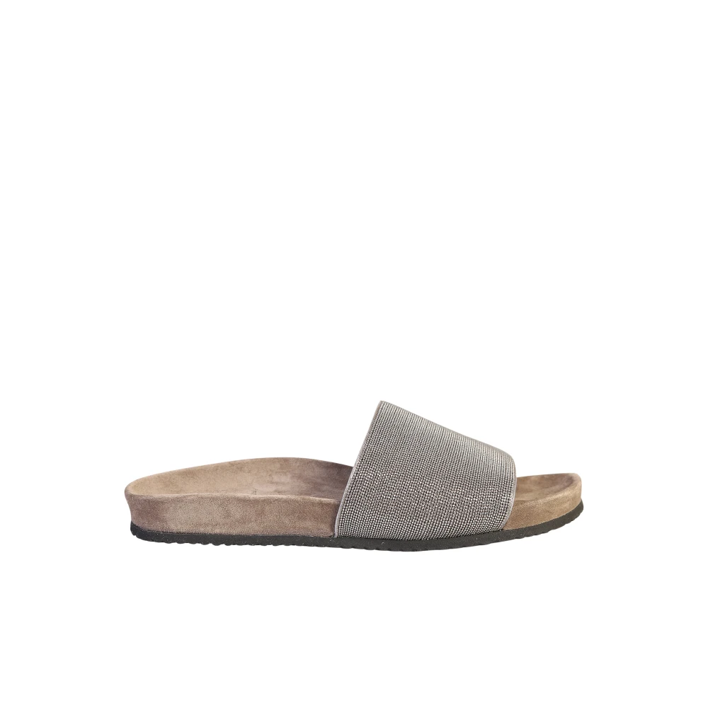 Shoes > Flip Flops & Sliders > Sliders - - Brunello Cucinelli - Modalova