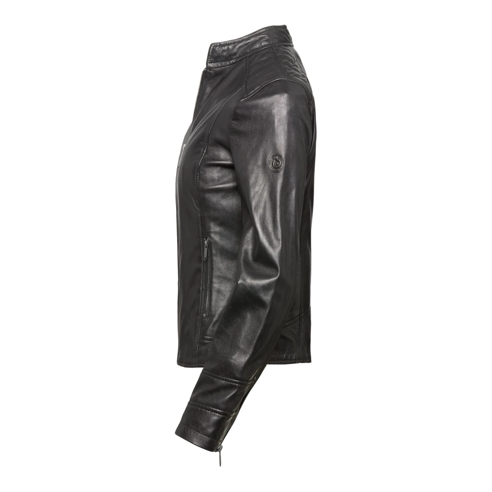 Bugatti Elegante Leren Jas voor Vrouwen Black Dames
