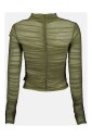 green-high-neck-slim-top