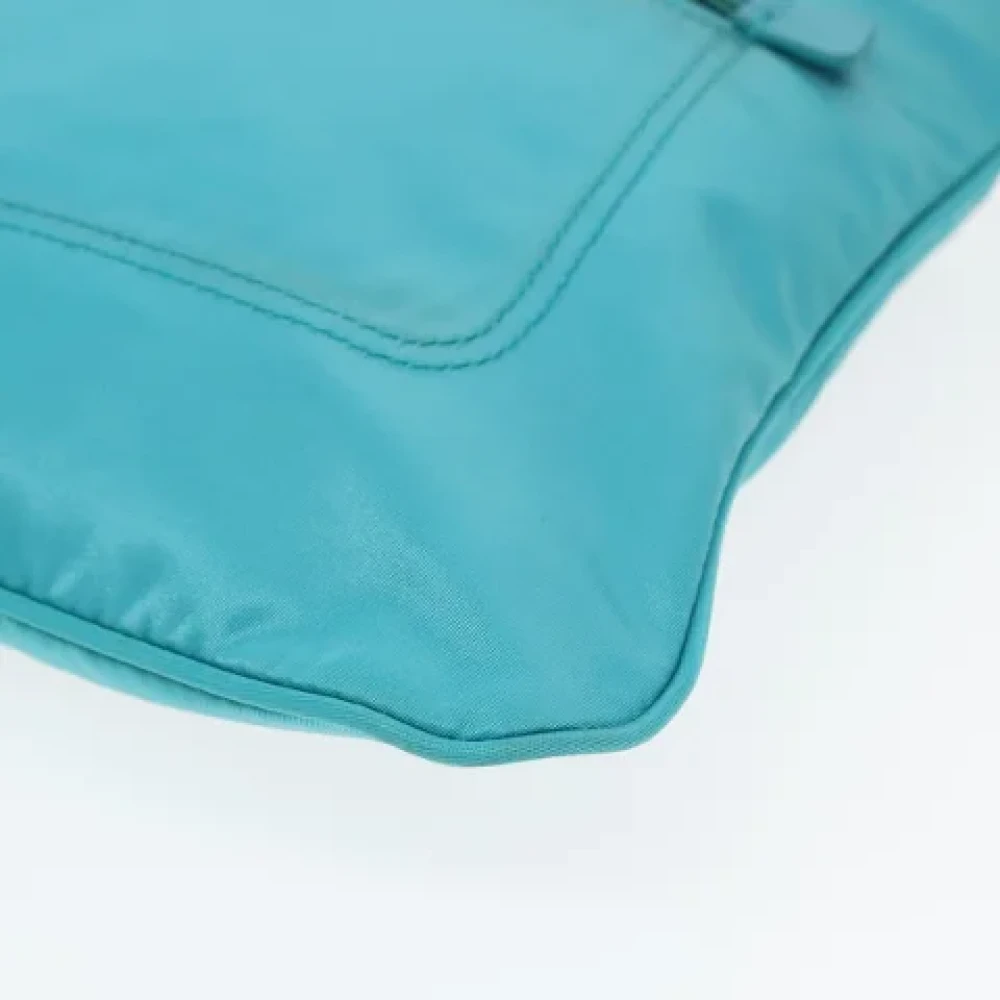 Prada Vintage Pre-owned Nylon prada-bags Blue Dames