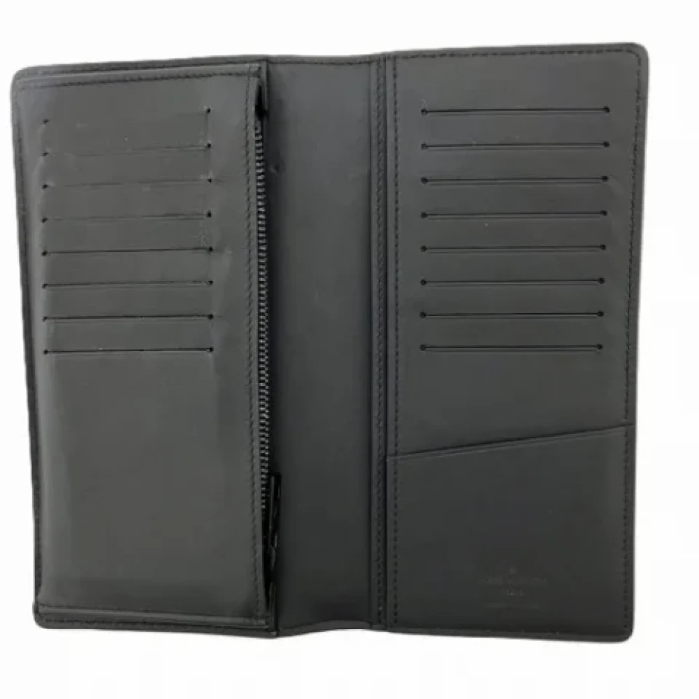 Louis Vuitton Vintage Pre-owned Leather wallets Black Heren