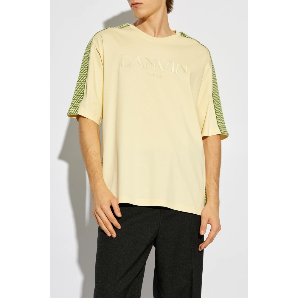 Lanvin Katoenen t-shirt door Yellow Heren
