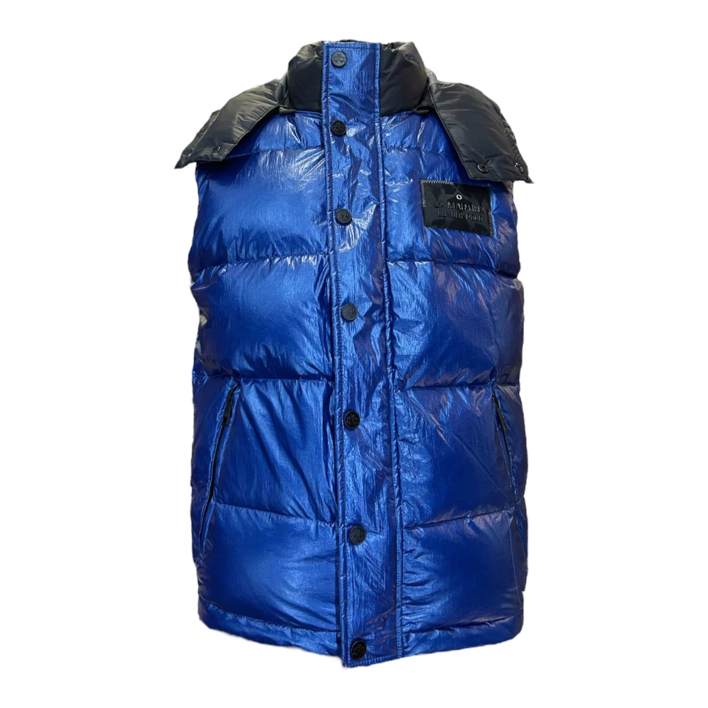 LA MARTINA Turkish Sea Nylon Vest Blue Heren