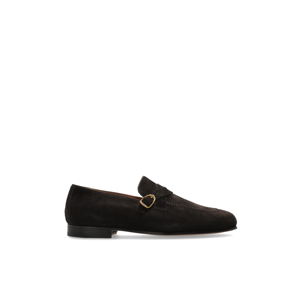 Tom Ford Men's Brown Suede Loafers