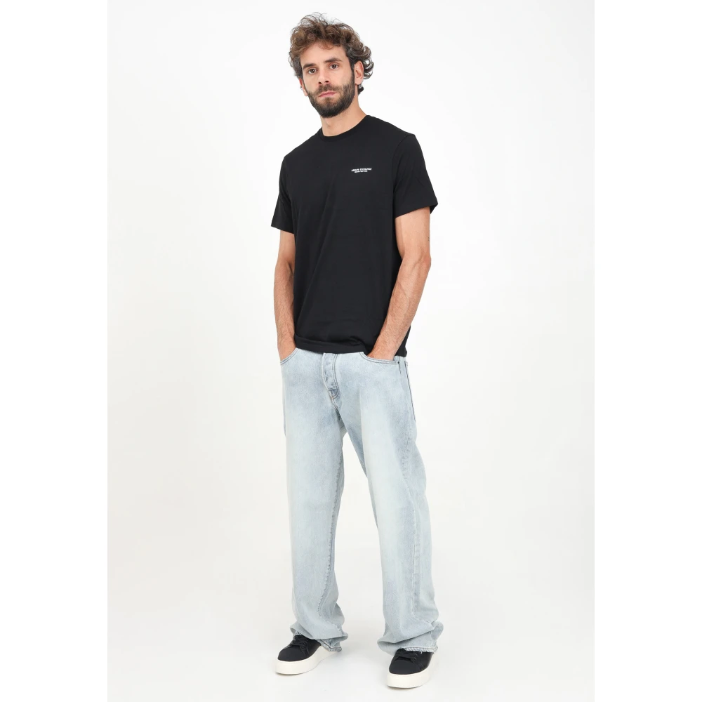 Armani Exchange Baggy Denim Jeans Blue Heren
