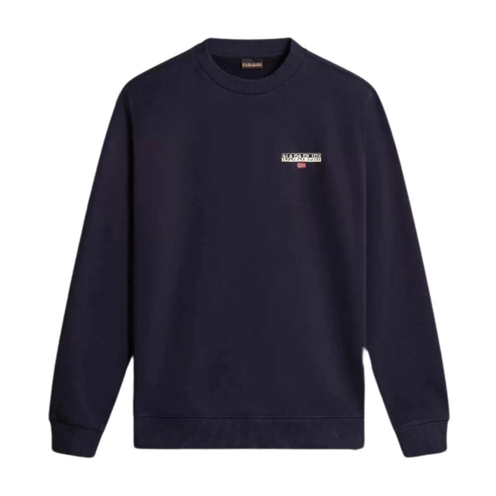Napapijri Uomo Blu Maglioncino B-Ice Cotone - Immagine 2