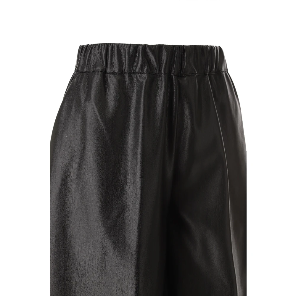 Liviana Conti Zwarte Shorts voor Vrouwen Black Dames