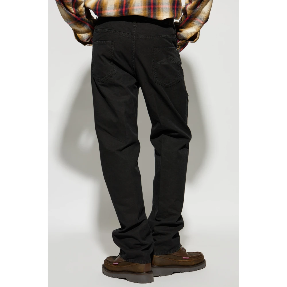 Dsquared2 Broek met logo Black Heren