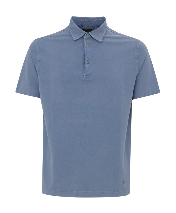 polo-skjorta-kort-arm-himmelbla