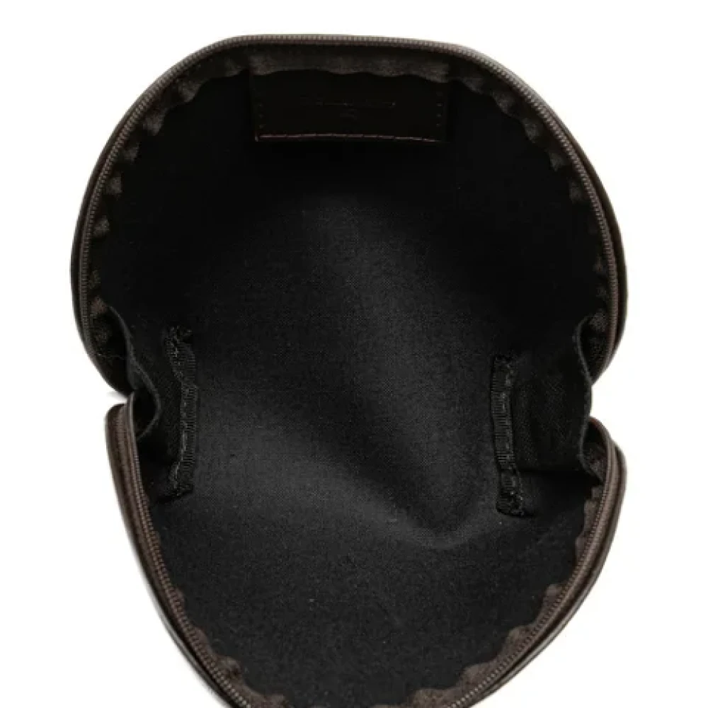 Burberry Vintage Pre-owned Leather pouches Brown Dames