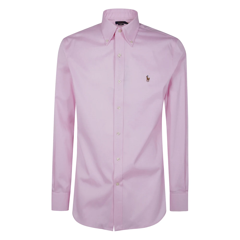 Polo Ralph Lauren Overhemd lange mouwen Pink Heren