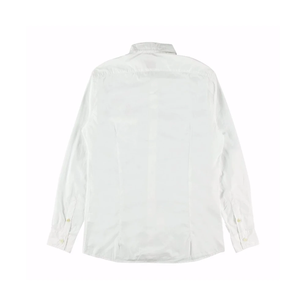 BOB Handgeschilderd wit overhemd White Heren