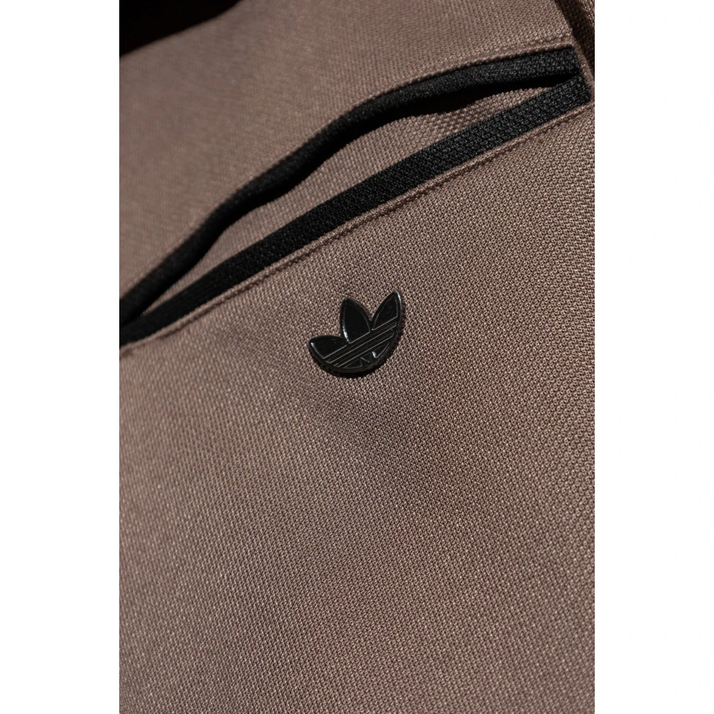 adidas Originals Sweatshirt met logo-vormige applicatie Brown Heren
