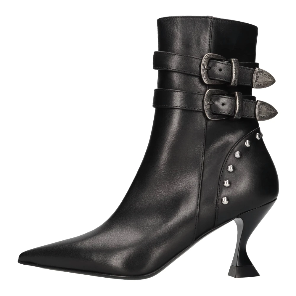 Strategia Vrouw Zwart Schoenen Dames, 39 Eu, Leer, Laarzen