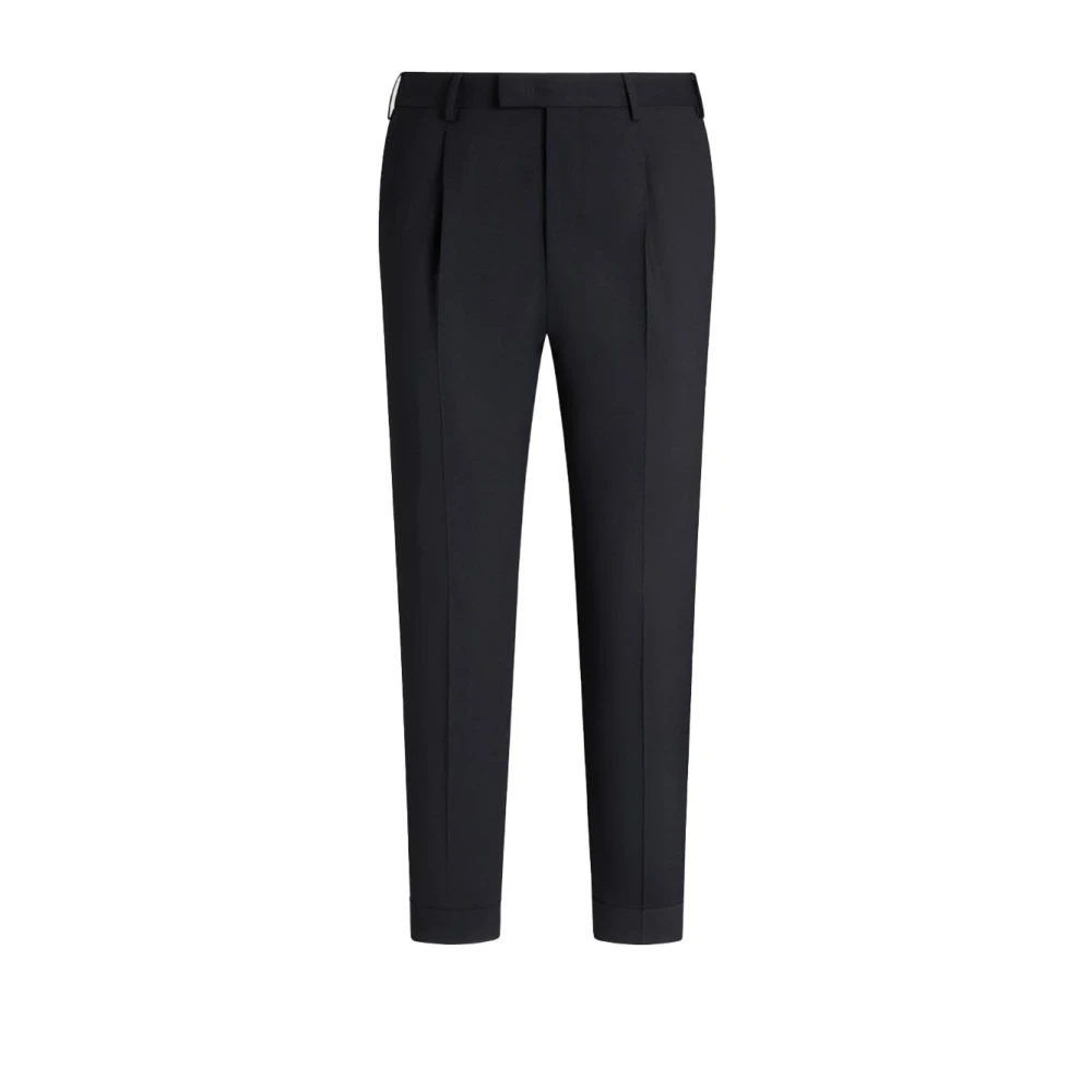 PT Torino Heren Katoenen Maatwerk Broek Blue Heren