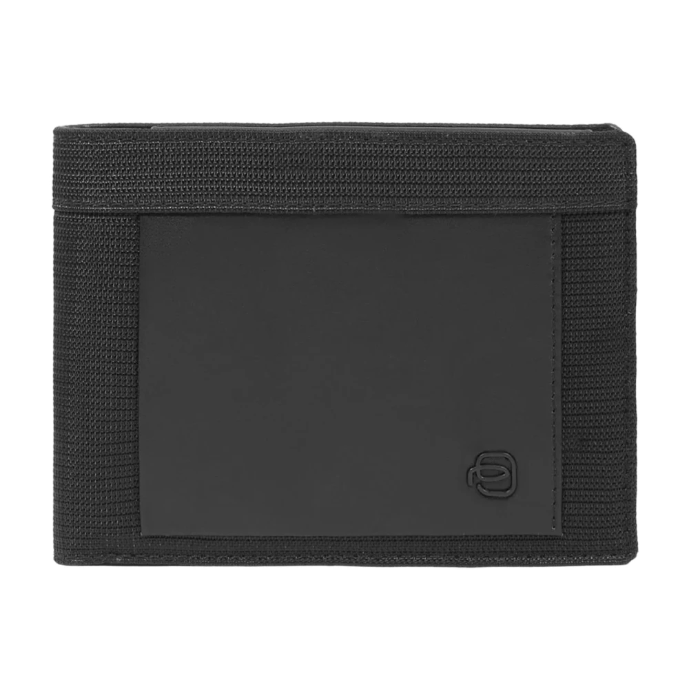 Piquadro Mannelijk Zwart Accessoires Heren, One Size, Leer, Pu 257S136r-N Portemonnee