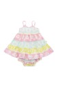robe-elegante-en-coton-multicolore-avec-bretelles
