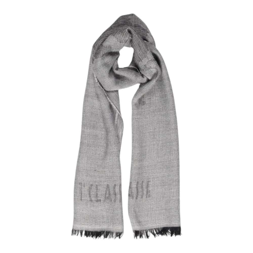 Alviero Martini 1a Classe Gestructureerde Beige Sjaal voor Vrouwen Gray Dames