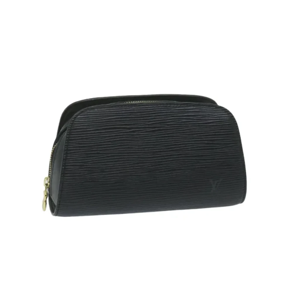 Louis Vuitton Vintage Pre-owned Leather louis-vuitton-bags Black Dames